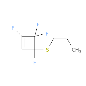 Cyclobutene, 1,3,4,4-tetrafluoro-3-(propylthio)- (9CI)