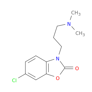2(3H)-Benzoxazolone, 6-chloro-3-[3-(dimethylamino)propyl]-