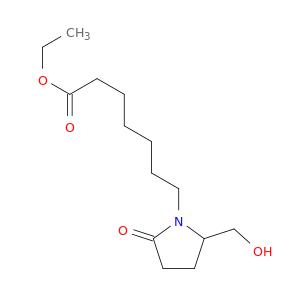 1-Pyrrolidineheptanoic acid, 2-(hydroxymethyl)-5-oxo-, ethyl ester