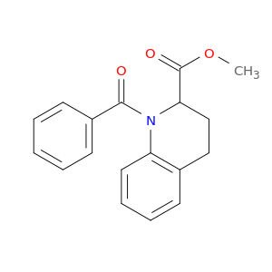 2-Quinolinecarboxylic acid, 1-benzoyl-1,2,3,4-tetrahydro-, methyl ester