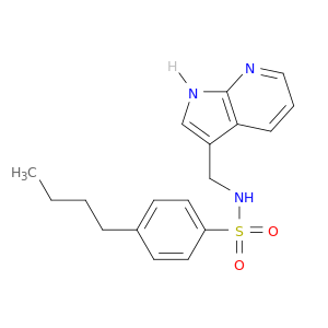 Benzenesulfonamide, 4-butyl-N-(1H-pyrrolo[2,3-b]pyridin-3-ylmethyl)-