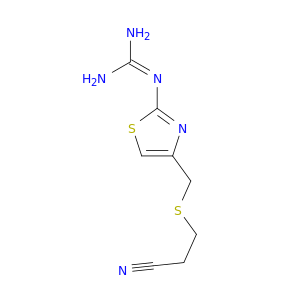 3-[[[2-[(Diaminomethylene]amino-4-thiazolyl]thio]propionitrile-13C3