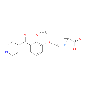 Methanone, (2,3-dimethoxyphenyl)-4-piperidinyl-, trifluoroacetate (salt)