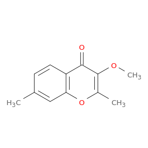 3-甲氧基-2,7-二甲基-4H-苯并吡喃-4-酮