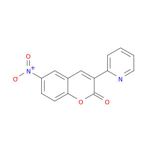 6-NITRO-3-(PYRIDIN-2-YL)COUMARIN