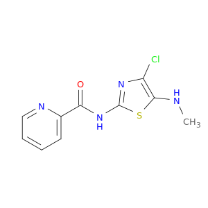 2-Pyridinecarboxamide, N-[4-chloro-5-(methylamino)-2-thiazolyl]-