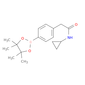 N-Cyclopropyl-2-(4-(4,4,5,5-tetramethyl-1,3,2-dioxaborolan-2-yl)phenyl)acetamide