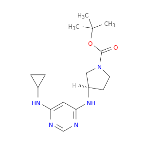 (R)-3-(6-环丙基氨基-嘧啶-4-基氨基)-吡咯烷-1-羧酸叔丁酯