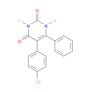 2,4(1H,3H)-Pyrimidinedione, 5-(4-chlorophenyl)-6-phenyl-