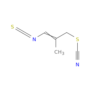 Thiocyanic acid, 3-isothiocyanato-2-methyl-2-propenyl ester