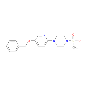 Piperazine, 1-(methylsulfonyl)-4-[5-(phenylmethoxy)-2-pyridinyl]-