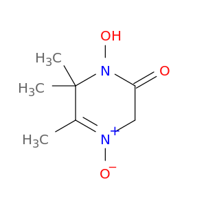 2(1H)-Pyrazinone, 3,6-dihydro-1-hydroxy-5,6,6-trimethyl-, 4-oxide