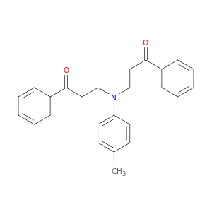 1-Propanone, 3,3'-[(4-methylphenyl)imino]bis[1-phenyl-