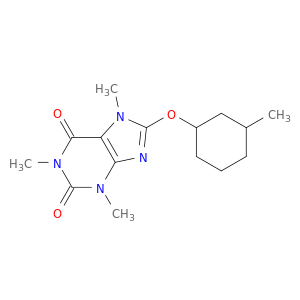 8-((3-METHYLCYCLOHEXYL)OXY)CAFFEINE