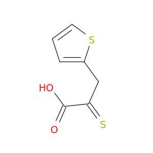 2-Thiophenepropanoicacid, a-thioxo-