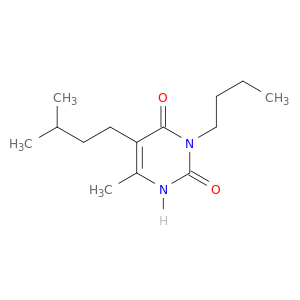 3-丁基-6-甲基-5-(3-甲基丁基)-2,4(1H,3H)-Pyrimidodione