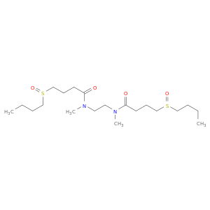 Butanamide, N,N'-1,2-ethanediylbis[4-(butylsulfinyl)-N-methyl-