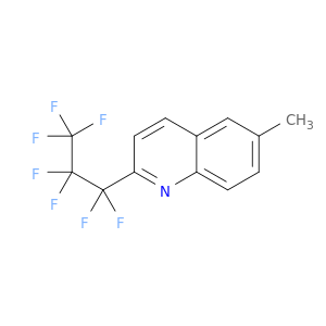 Quinoline, 2-(heptafluoropropyl)-6-methyl-