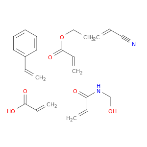 2-丙烯酸,聚合物与乙苯苯,2-丙酸乙酯,N-(羟甲基)-2-丙酰胺和2-丙烯腈