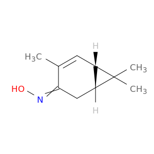 Bicyclo[4.1.0]hept-4-en-3-one, 4,7,7-trimethyl-, oxime, (1R,6S)-