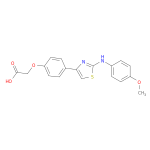 Acetic acid,2-[4-[2-[(4-methoxyphenyl)amino]-4-thiazolyl]phenoxy]-