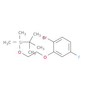 Silane, [2-(2-bromo-5-fluorophenoxy)ethoxy](1,1-dimethylethyl)dimethyl-