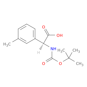 (S)-2-((叔丁氧基羰基)氨基)-2-(间甲苯基)乙酸