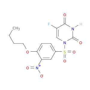 2,4(1H,3H)-Pyrimidinedione,1-[(4-butoxy-3-nitrophenyl)sulfonyl]-5-fluoro-
