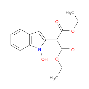 Propanedioic acid, (1-hydroxy-1H-indol-2-yl)-, diethyl ester