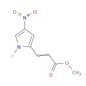 2-Propenoic acid, 3-(4-nitro-1H-pyrrol-2-yl)-, methyl ester