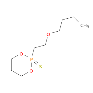 1,3,2-Dioxaphosphorinane, 2-(2-butoxyethyl)-, 2-sulfide