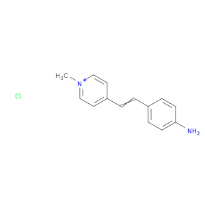 Pyridinium, 4-[2-(4-aminophenyl)ethenyl]-1-methyl-, chloride