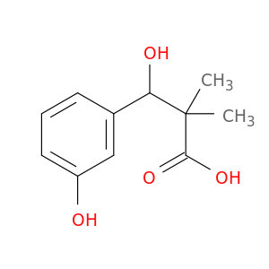 3-hydroxy-3-(3-hydroxyphenyl)-2,2-dimethylpropanoic acid