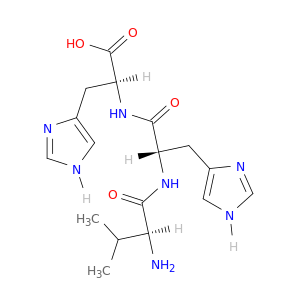 L-Histidine, N-(N-L-valyl-L-histidyl)-