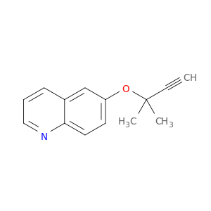 Quinoline, 6-[(1,1-dimethyl-2-propynyl)oxy]-
