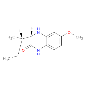 2(1H)-QUINOXALINONE, 3,4-DIHYDRO-6-METHOXY-3-[(1S)-1-METHYLPROPYL]-, (3S)-
