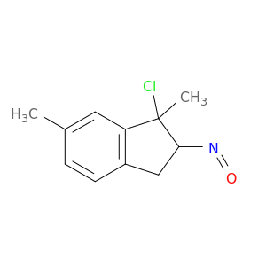 1H-Indene, 1-chloro-2,3-dihydro-1,6-dimethyl-2-nitroso-