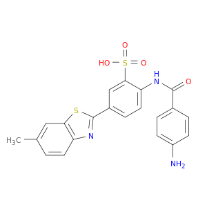 benzenesulfonic acid, 2-[(4-aminobenzoyl)amino]-5-(6-methyl-2-benzothiazolyl)-
