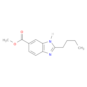 1H-Benzimidazole-6-carboxylic acid, 2-butyl-, methyl ester
