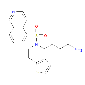 5-Isoquinolinesulfonamide, N-(4-aminobutyl)-N-[2-(2-thienyl)ethyl]-
