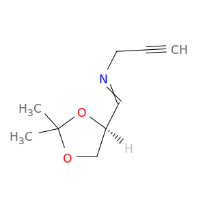 2-Propyn-1-amine, N-[[(4S)-2,2-dimethyl-1,3-dioxolan-4-yl]methylene]-