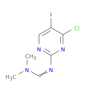 Methanimidamide, N'-(4-chloro-5-iodo-2-pyrimidinyl)-N,N-dimethyl-