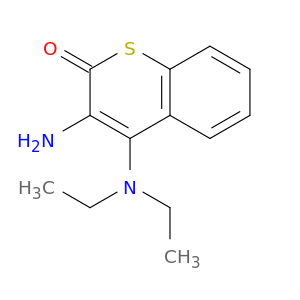 3-AMINO-4-DIETHYLAMINO-1-THIOCOUMARIN