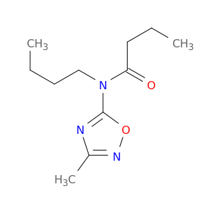 Butanamide, N-butyl-N-(3-methyl-1,2,4-oxadiazol-5-yl)-