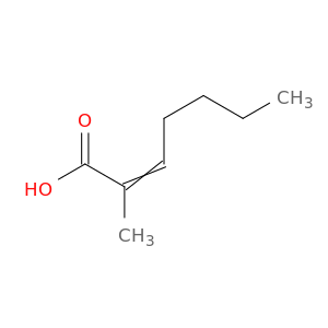 2-Heptenoic acid, 2-methyl-