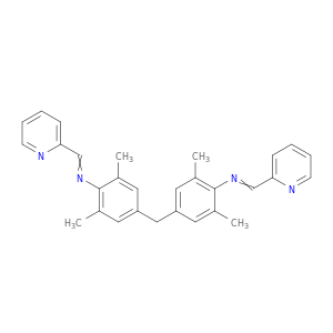 Benzenamine, 4,4'-methylenebis[2,6-dimethyl-N-(2-pyridinylmethylene)-