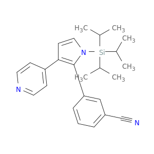 Benzonitrile, 3-[3-(4-pyridinyl)-1-[tris(1-methylethyl)silyl]-1H-pyrrol-2-yl]-