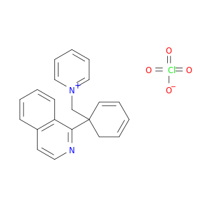 Pyridinium, 1-(1-isoquinolinylphenylmethyl)-, perchlorate