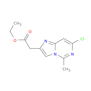 ETHYL 2-(4-CHLORO-2-METHYL-1,3,7-TRIAZABICYCLO[4.3.0]NONA-2,4,6,8-TETRAEN-8-YL)ACETATE