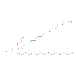 1-Propanethiol, 3-[ethoxybis(tetradecyloxy)silyl]-